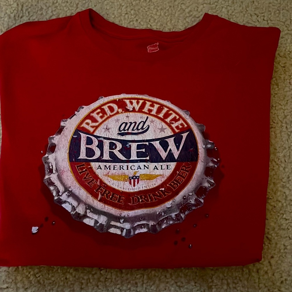 Red white and brew T